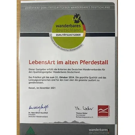 Сasa de vacaciones Lebensart In The Old Horse Stable Erndtebrück