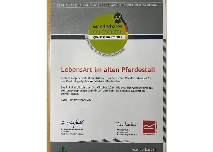 Dom wakacyjny Lebensart In The Old Horse Stable Erndtebrück